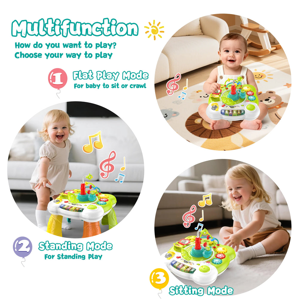 Toddler Musical Activity Table: Interactive Learning Toy With Piano