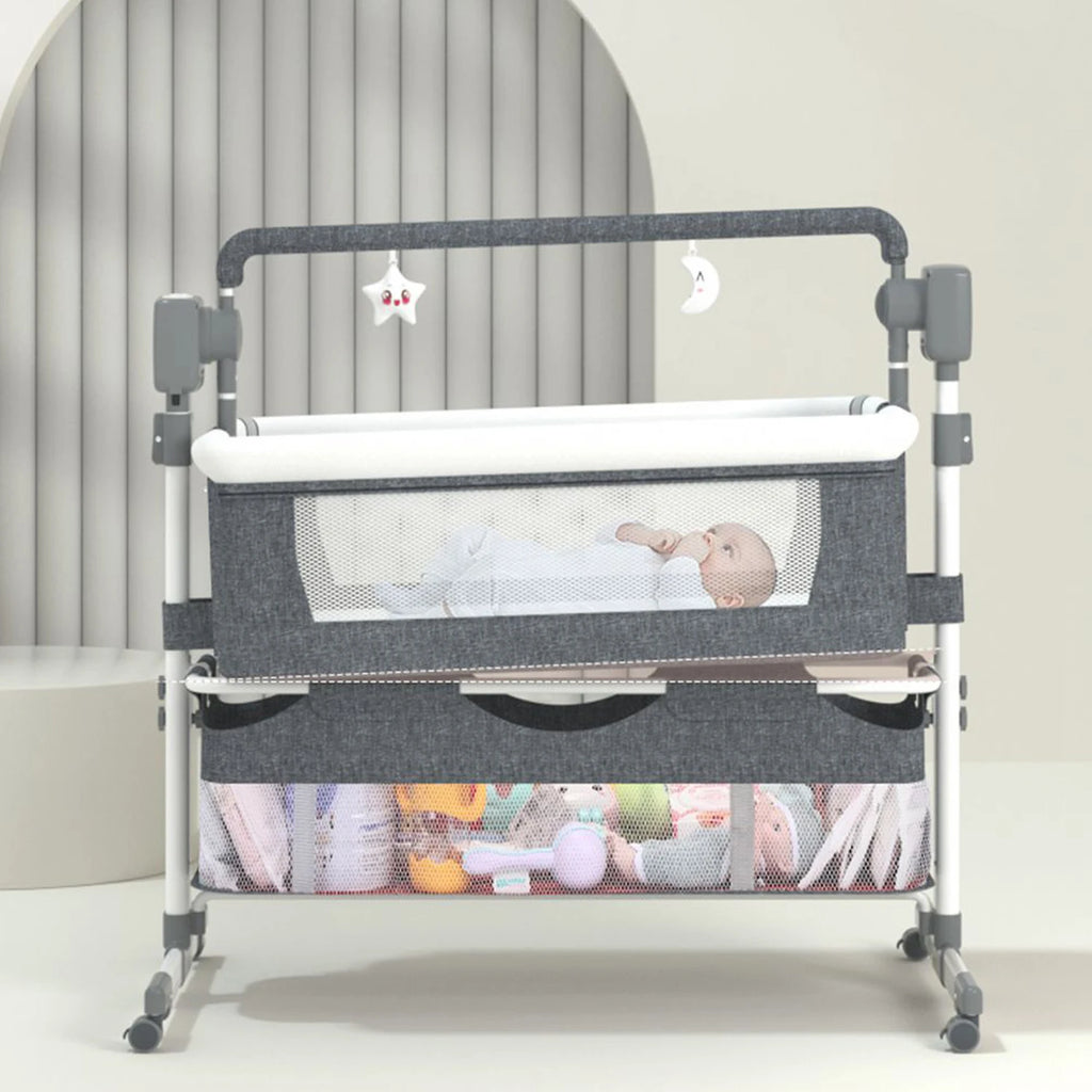Baby Rocking Bassinet Portable Newborn Cradle Bedside Sleeper