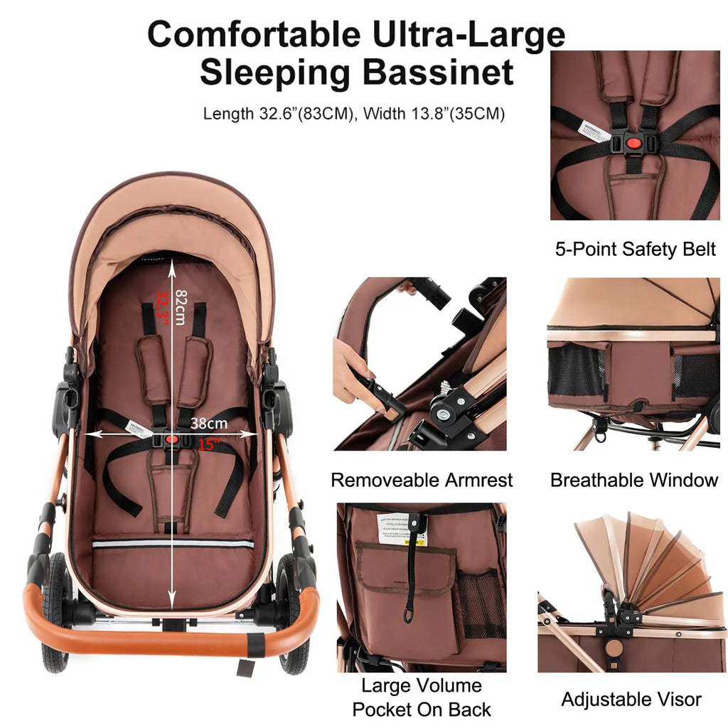 Baby Stroller Combo Car Seat