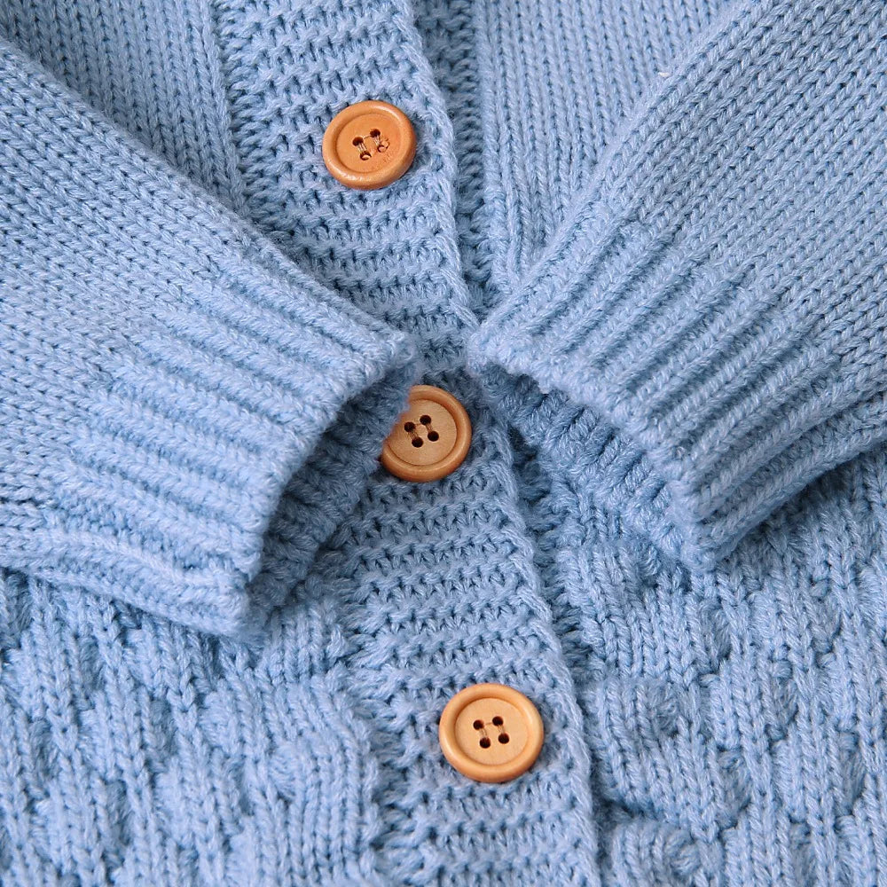 Autumn Winter Newborn Sweater Baby Boy Girl Clothes Romper Bear