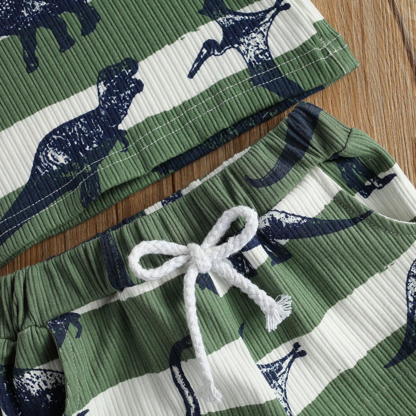 Summer Infant Baby Boys Girls Tracksuits + Elastic Shorts Clothes Set
