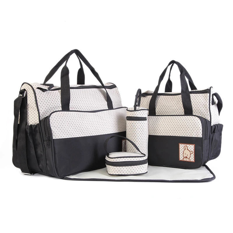 Mom Bag Five-piece One-shoulder Large Capacity Bag