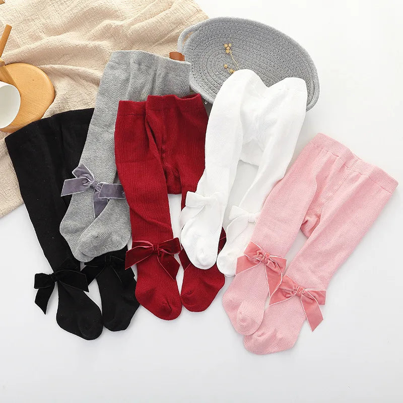 Newborn Solid Color Pantyhose Baby Girls Boys Tights