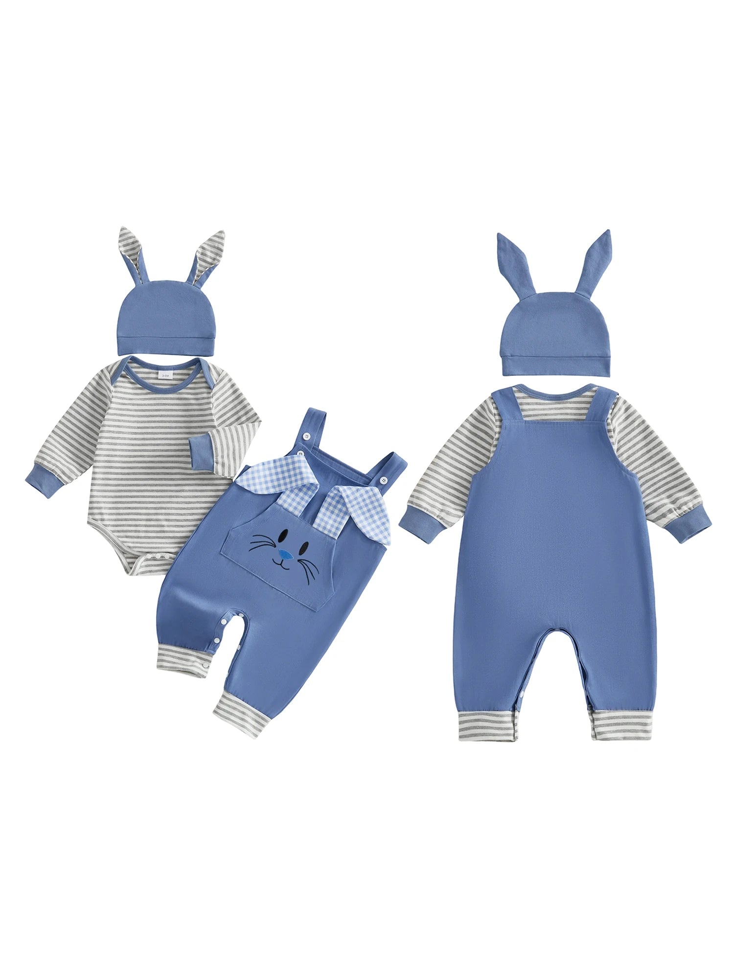 Baby Girl Easter Outfit 3 Piece Set