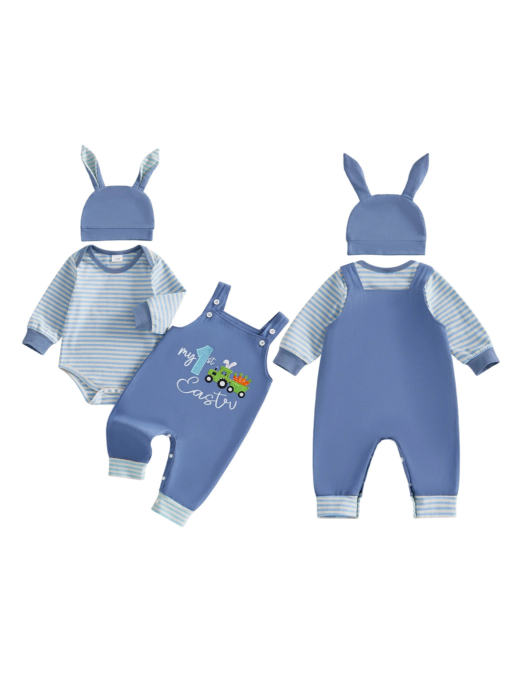 Baby Girl Easter Outfit 3 Piece Set