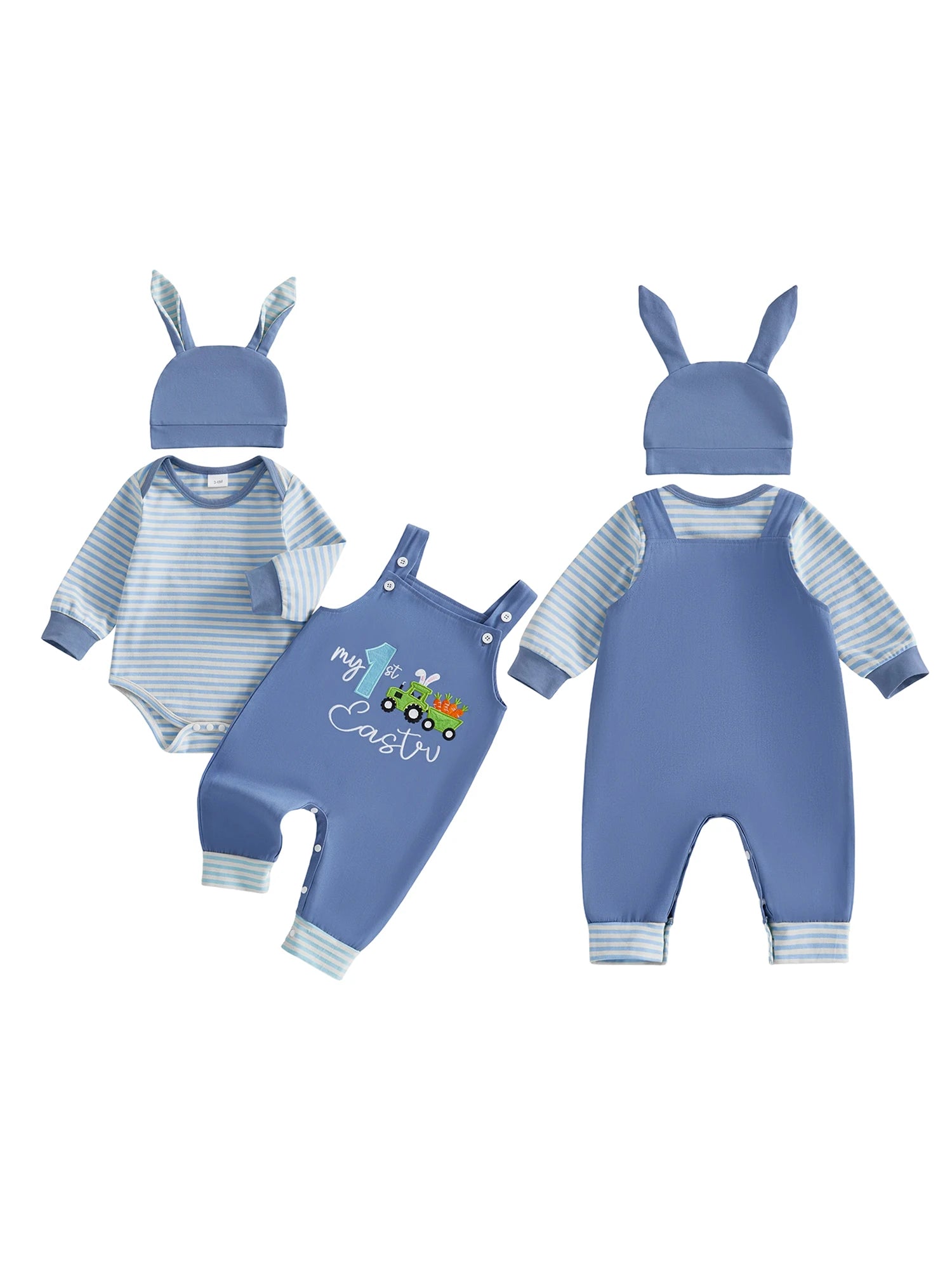 Baby Girl Easter Outfit 3 Piece Set