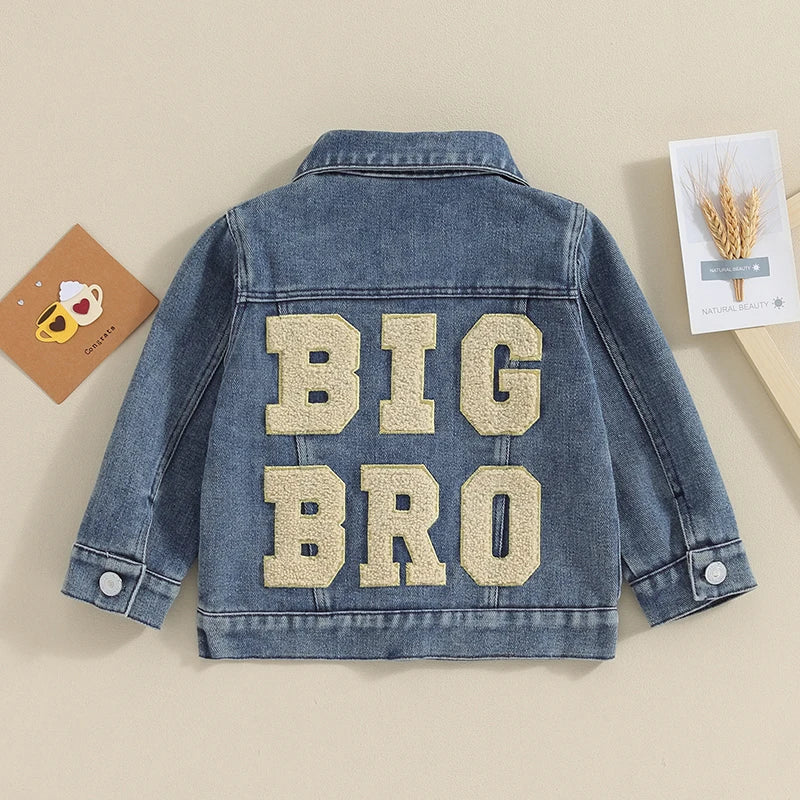 Lioraitiin Toddler Baby Boys Denim Jacket