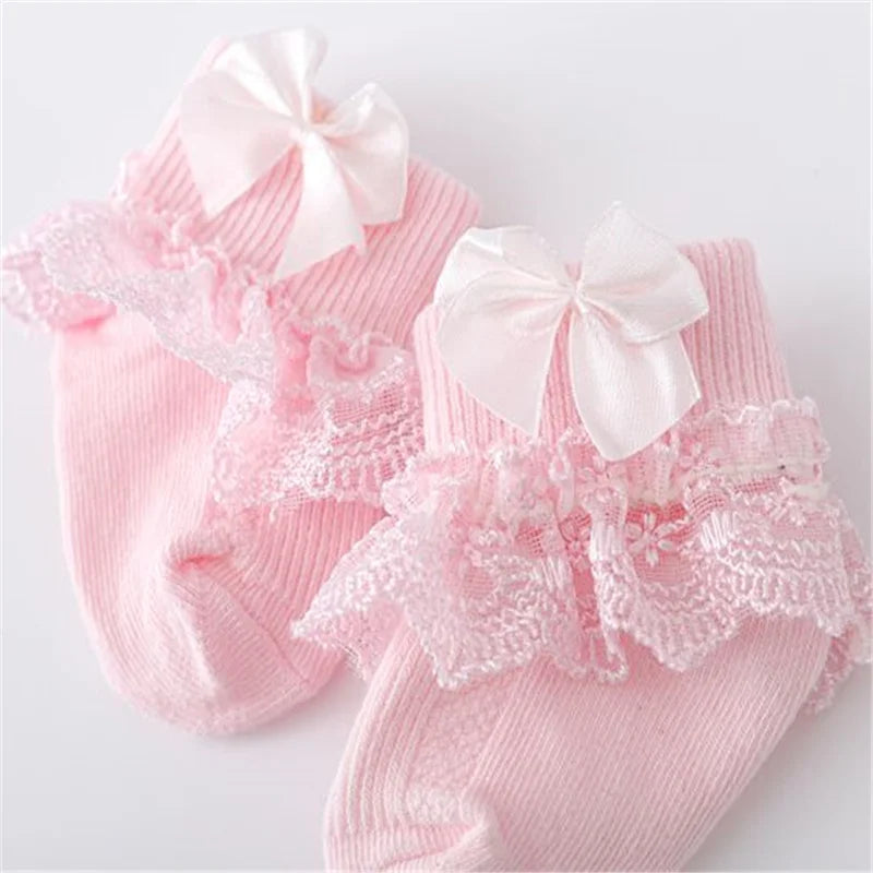 4Pairs/lot Newborn Baby Socks