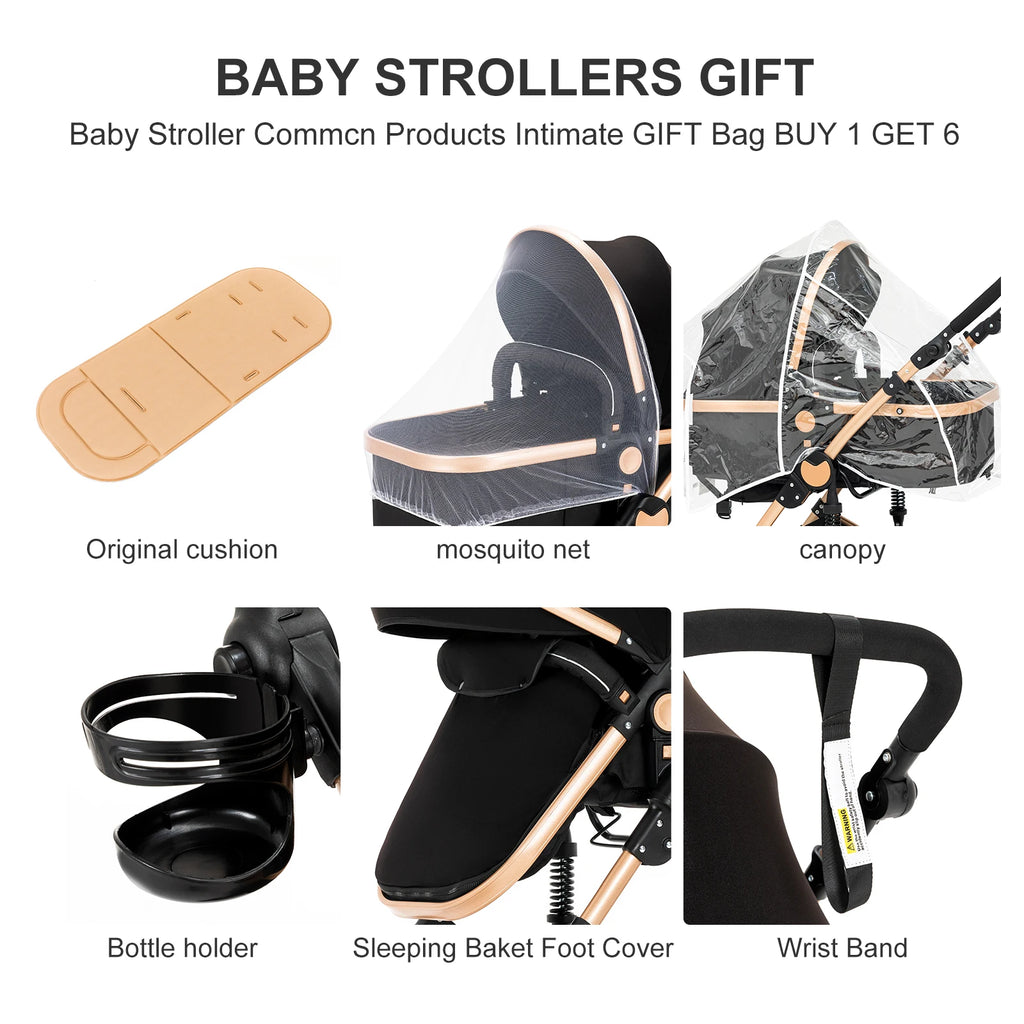 Baby Stroller Baby Accessories Baby Cars Stroller 3 In 1