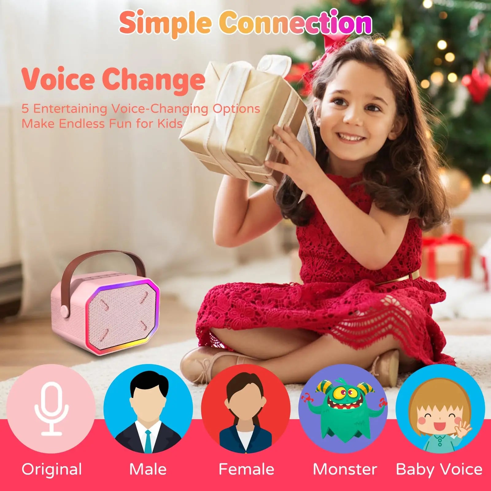 Mini Karaoke Machine for Kids