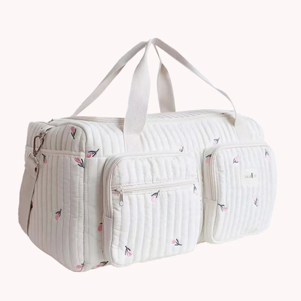 Quilted Baby Diaper Bag Travel Bag