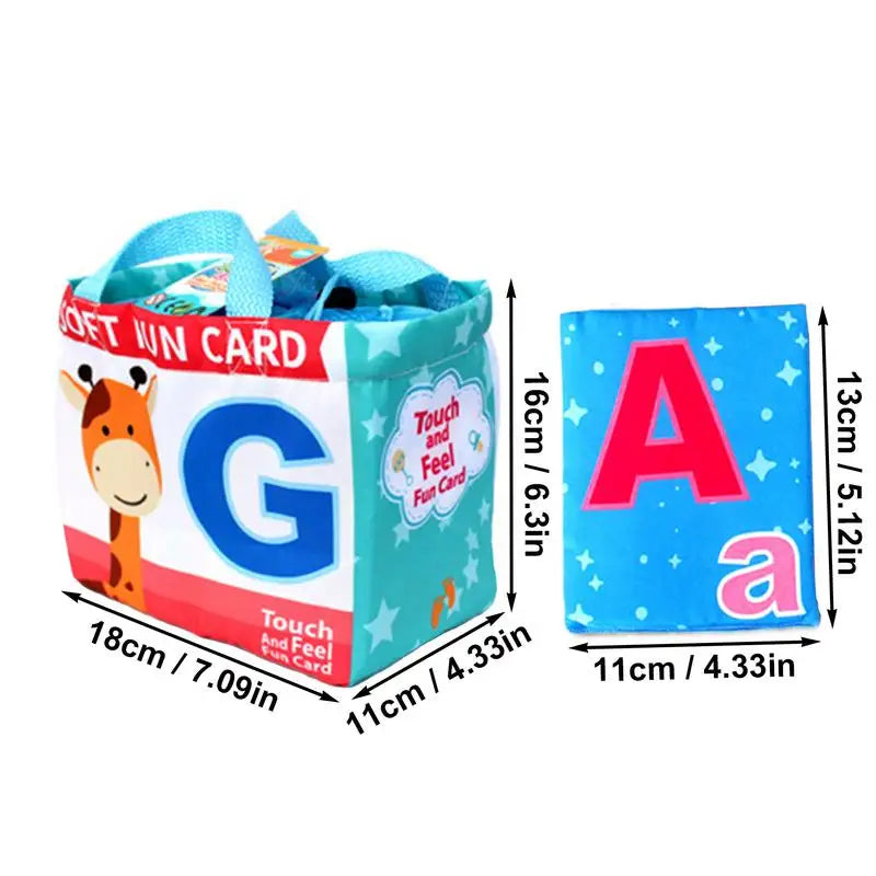 Alphabet Flash Cards Soft Early Childhood Enlightenment Book