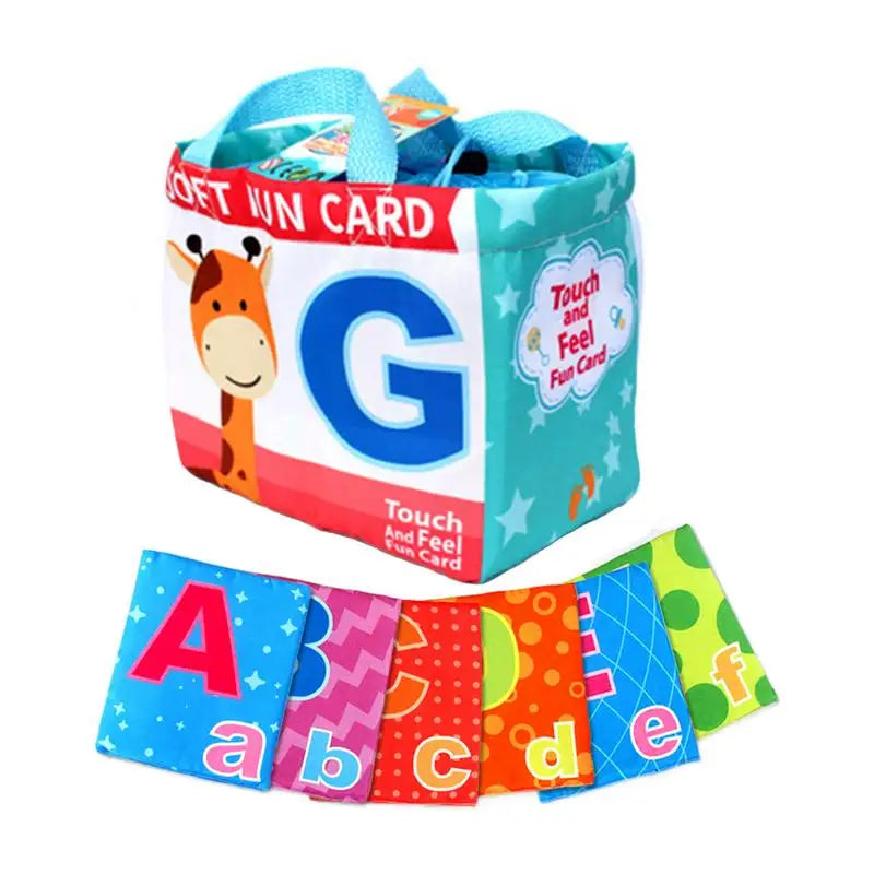 Alphabet Flash Cards Soft Early Childhood Enlightenment Book