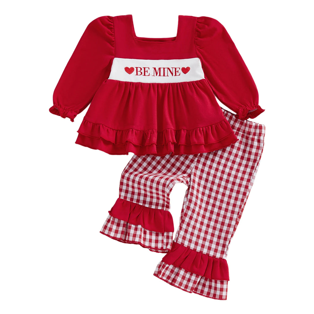 Toddler Girl Valentine’s Day Clothing Set