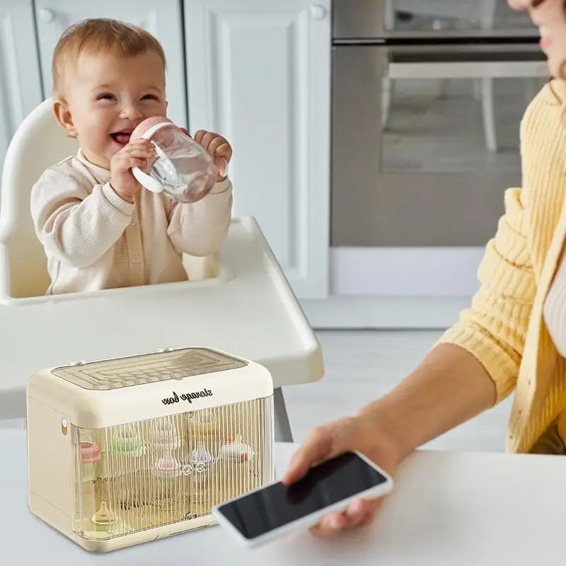 Baby Bottle Storage Large Container Holder