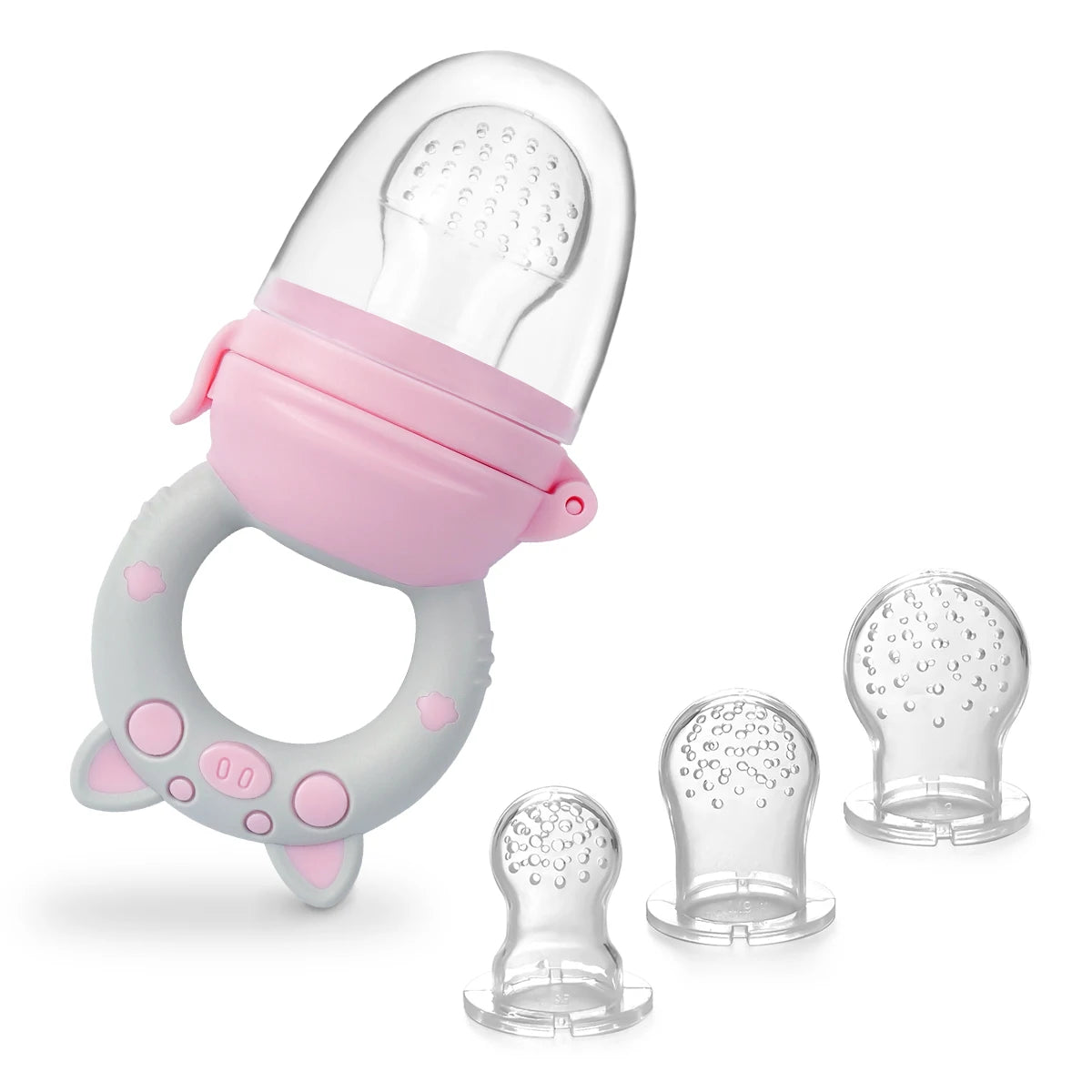 4pcs/set Silicone Fruit & Vegetable Feeder for Infants and toddlers