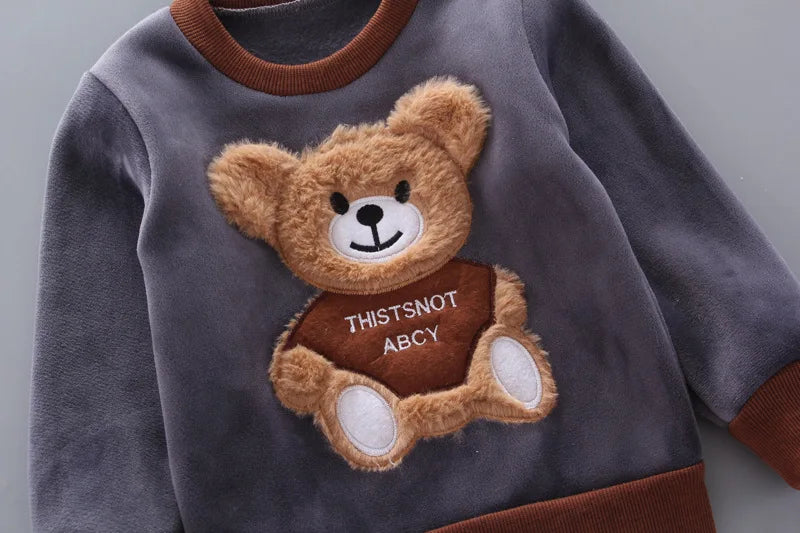 3PCS Winter Autumn Toddler Baby Boys Girls Clothes
