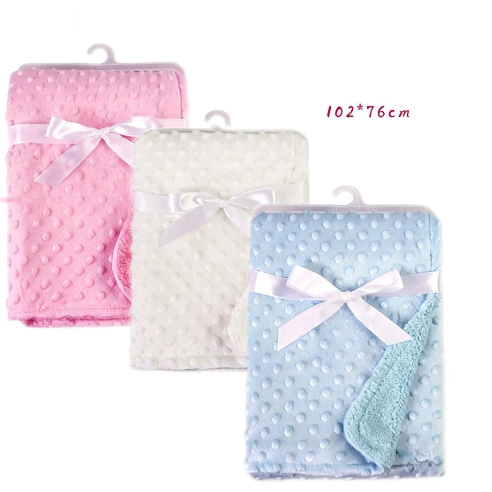 Set Cotton Quilt Infant Bedding Swaddle Wrap Baby Blanket