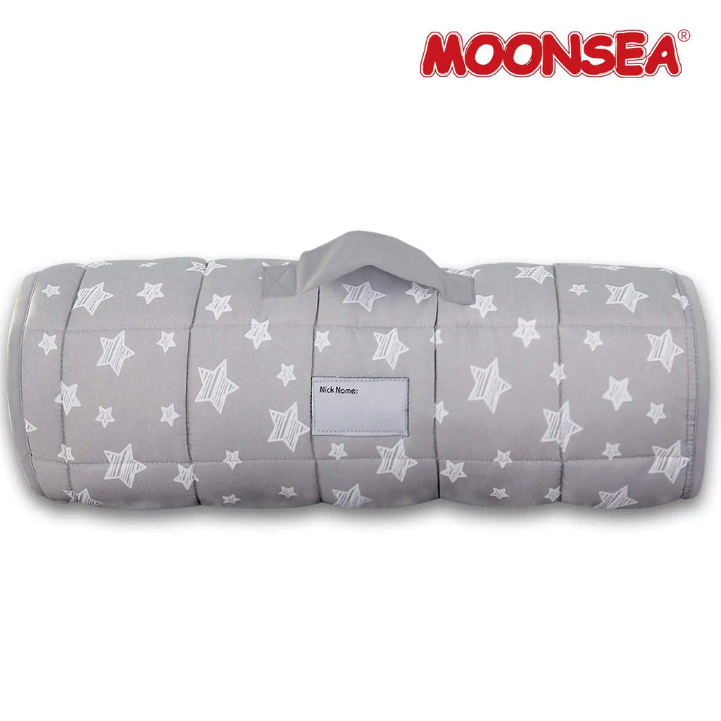Soft Toddler Nap Mat with Pillow & Fleece Blanket