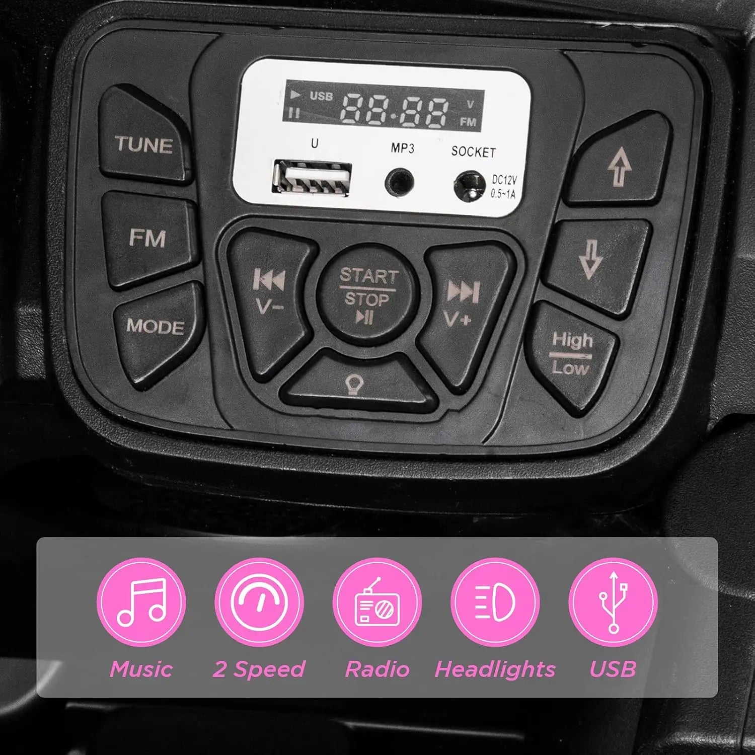 12V Kids' Electric Vehicles,Dump Truck