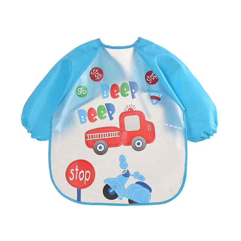 Waterproof EVA Full Sleeve Baby Bibs