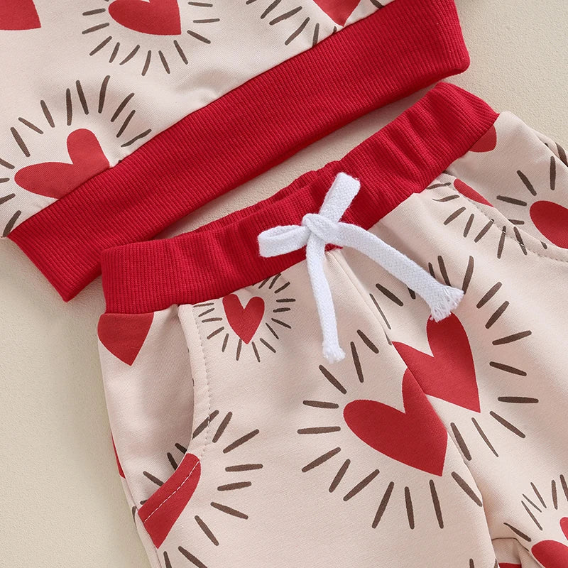 0-3Y Toddler Baby Boy Girl Valentine’s Day Outfit