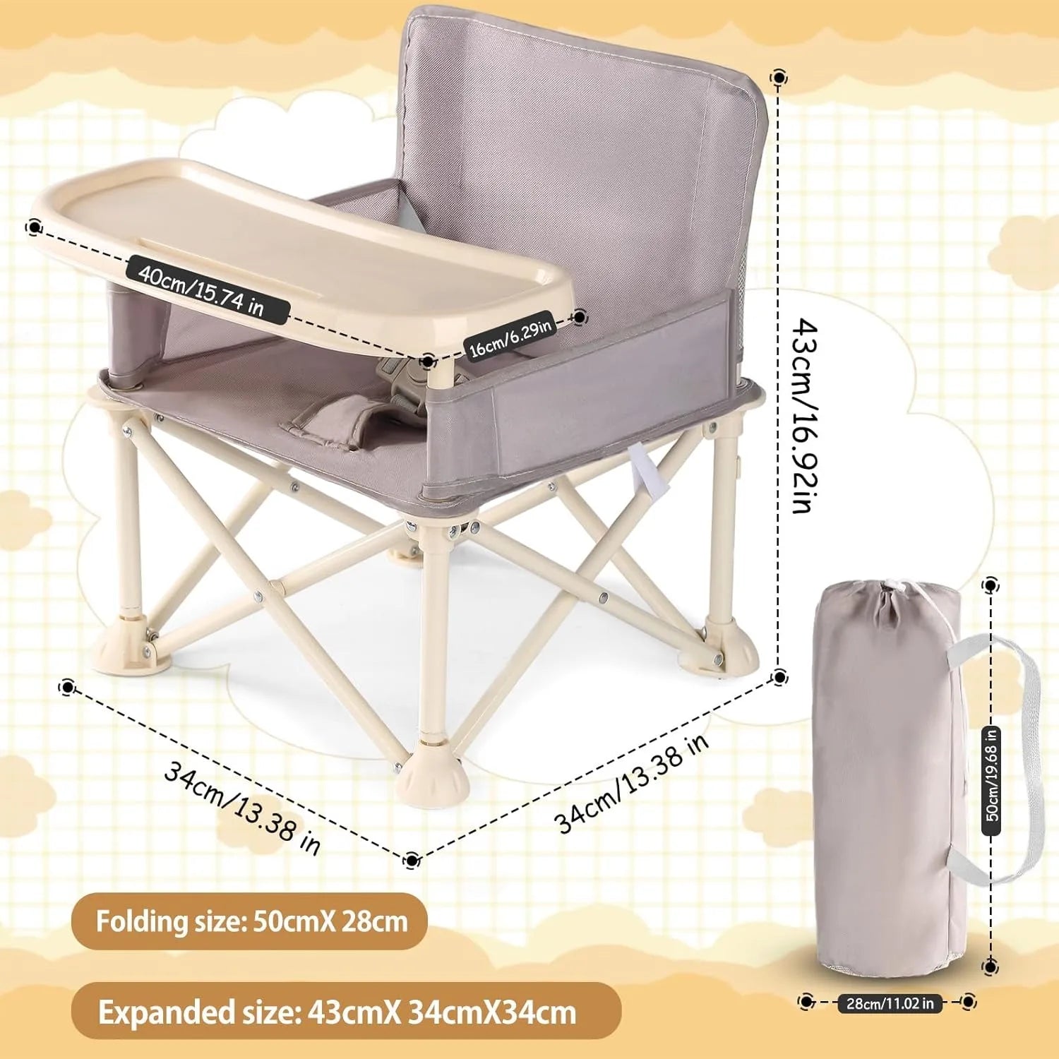Durable High Chair for Babies