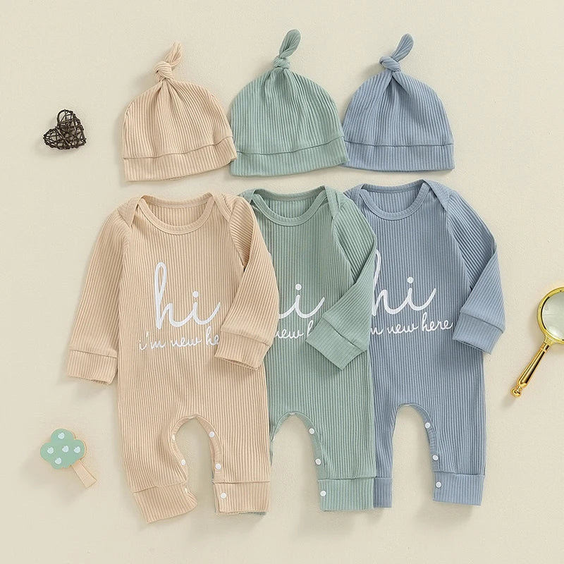 Baby Boys Romper with hat