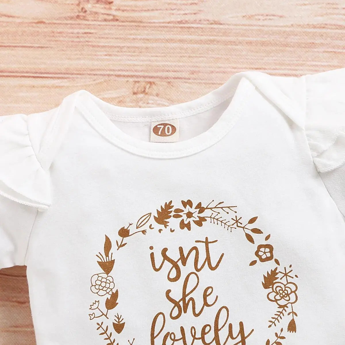 0-18 Month Newborn Baby Girls Clothes Romper 3PCS Cute Casual Set