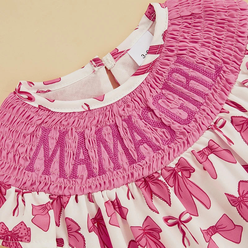 Adorable Baby Girls Rompers with Cute Bow