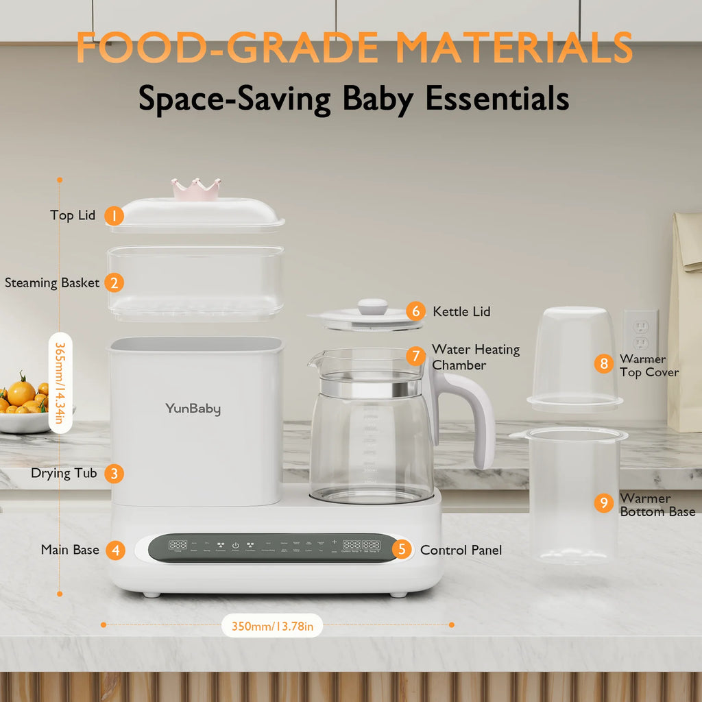 Baby Bottle Warmer & Steamer, 44oz