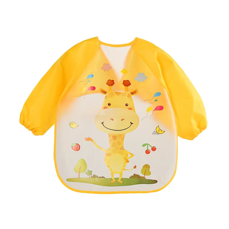 Waterproof EVA Full Sleeve Baby Bibs
