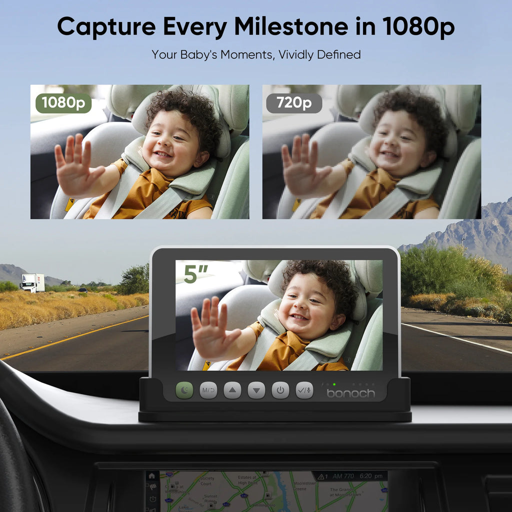 2-in-1 Car Home Dual-Use Baby Monitor