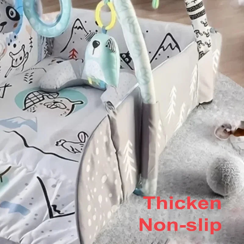 4in1 Baby Play Mat Thick Newborn Kids Activity Gym