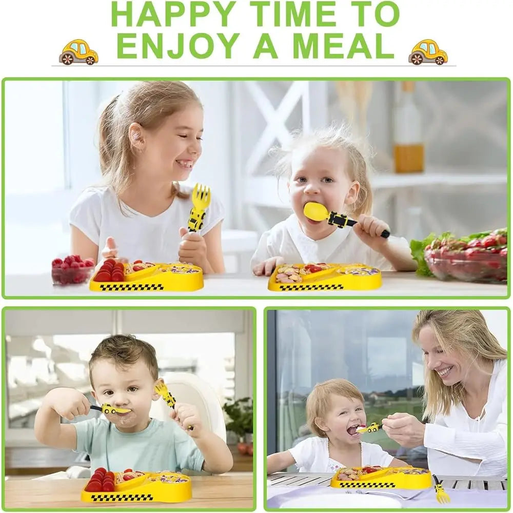 Construction Toddler Plates