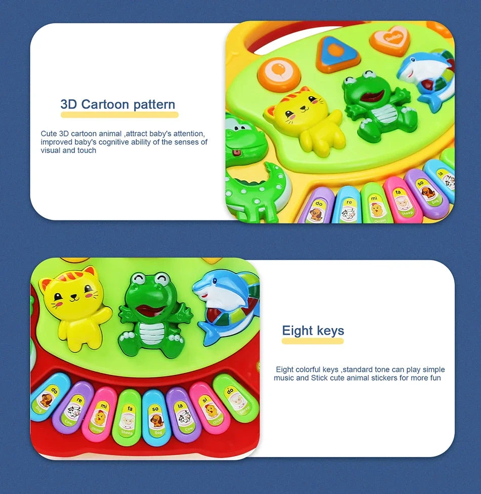 Kids Cartoon Piano Keyboard Game
