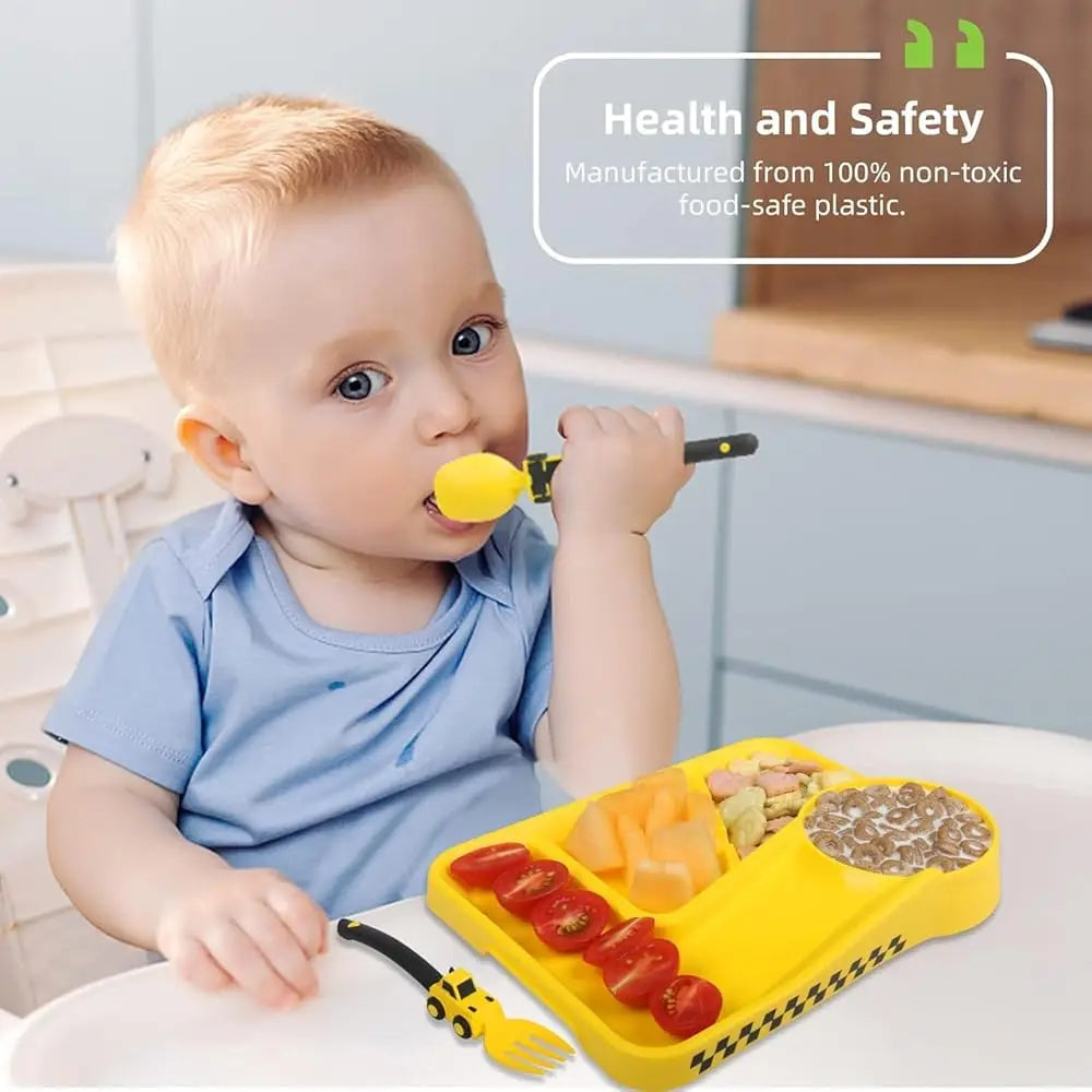 Construction Toddler Plates