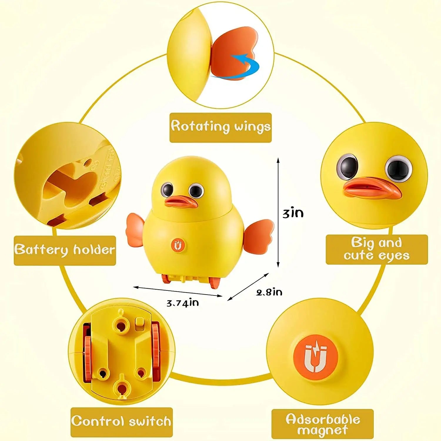Baby Crawling Toys, Musical Ducks Toddler Toys