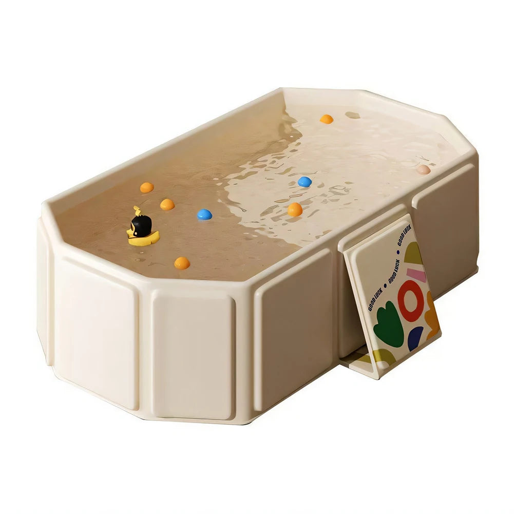 Indoor baby foldable bath tub