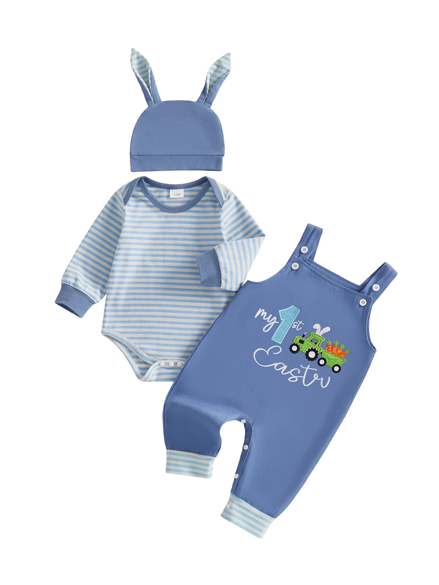 Baby Girl Easter Outfit 3 Piece Set