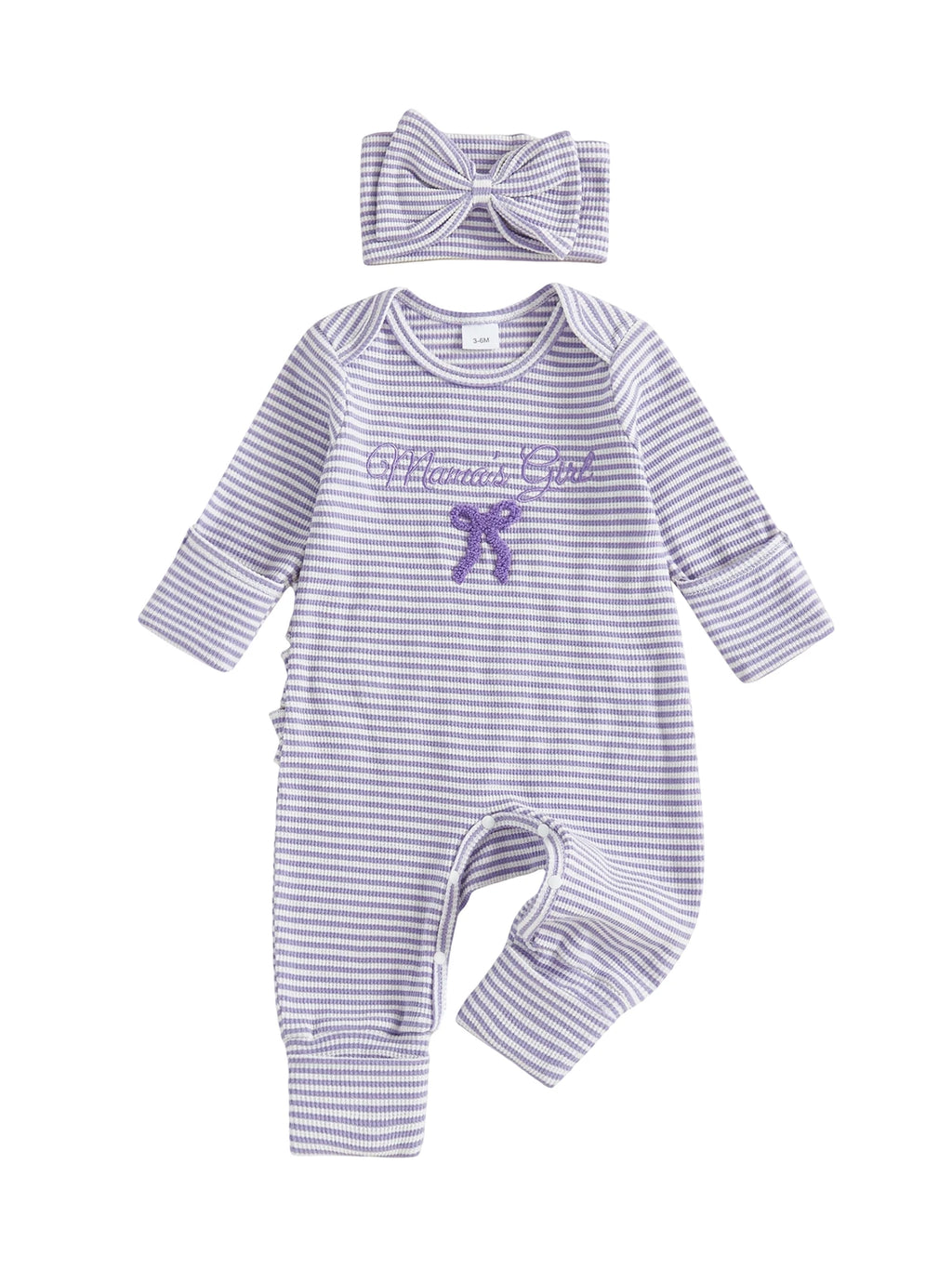 Infant Toddler Autumn Striped Playsuit