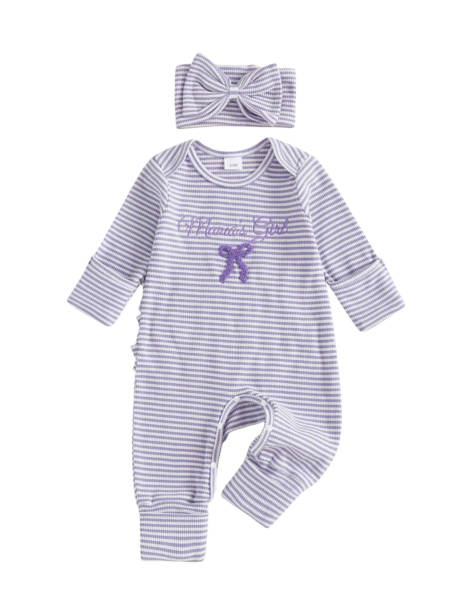 Infant Toddler Autumn Striped Playsuit