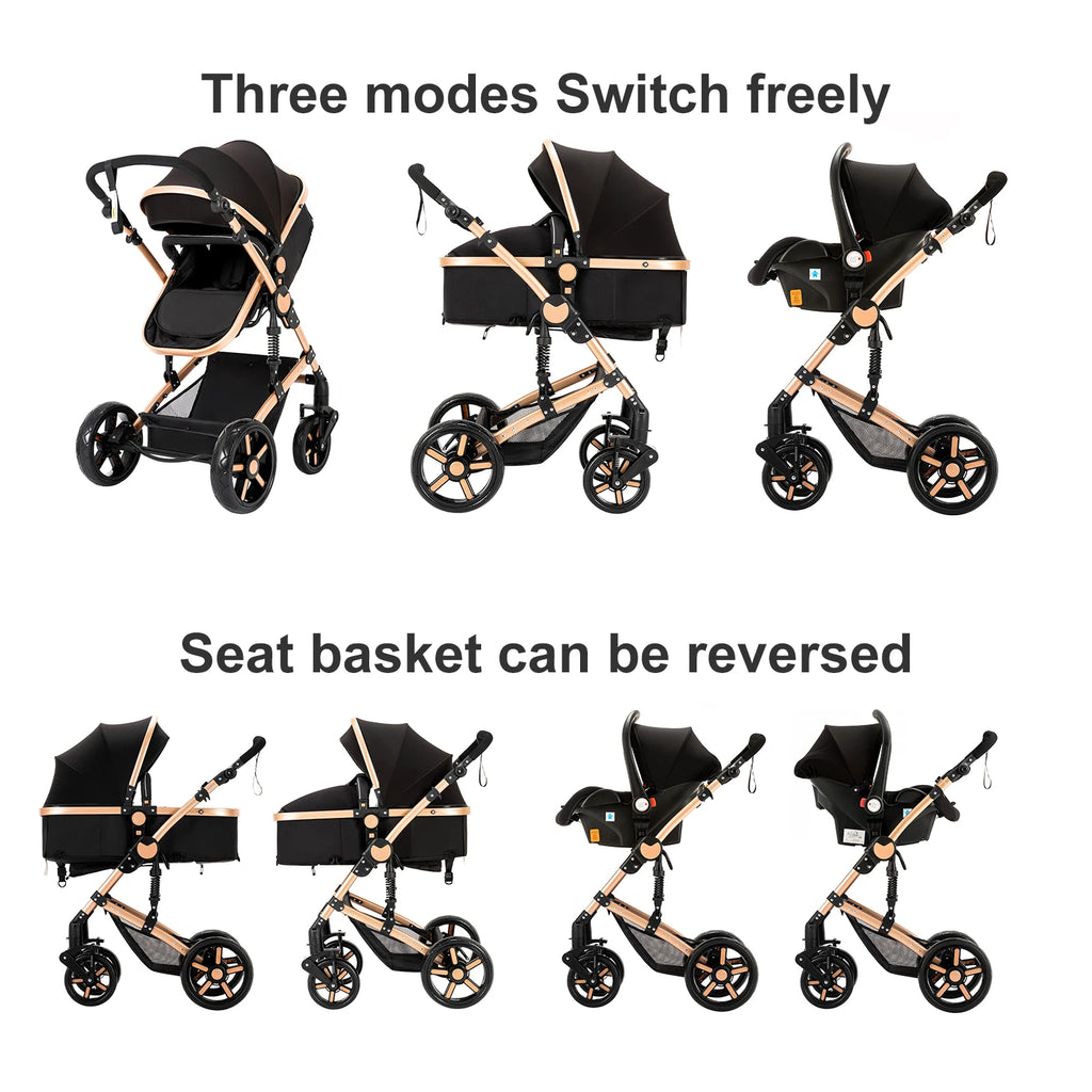 Baby Stroller Baby Accessories Baby Cars Stroller 3 In 1