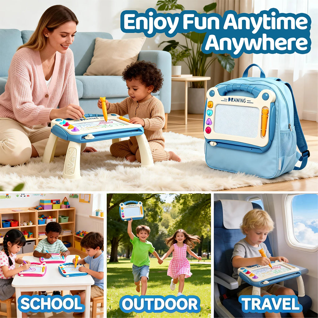 Kids Magnetic Drawing Board with Stand