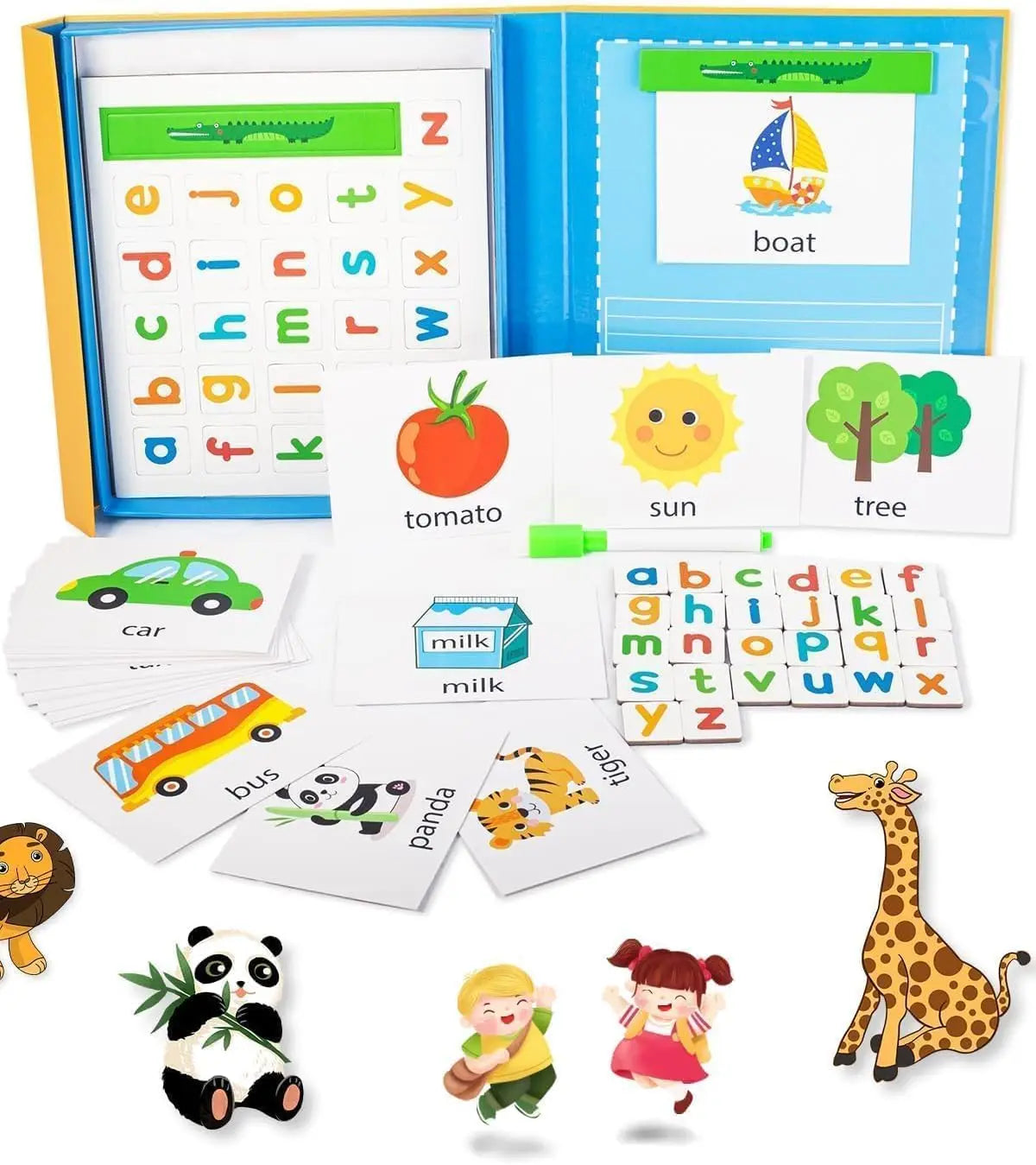 Letters and Numbers Set for Toddlers, 52Pcs