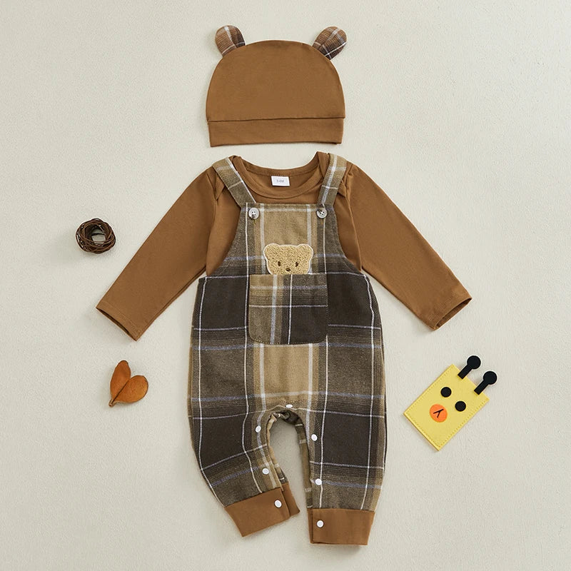 Infant Baby Boys 3PCS Outfit Sets