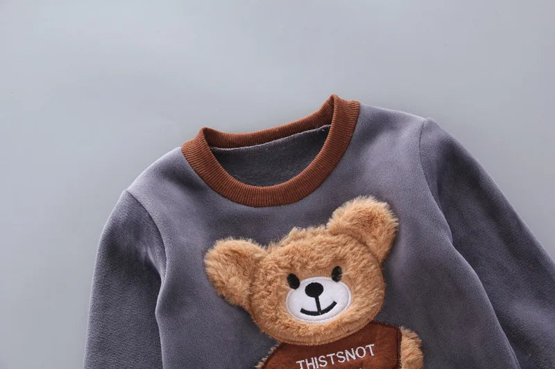 3PCS Winter Autumn Toddler Baby Boys Girls Clothes