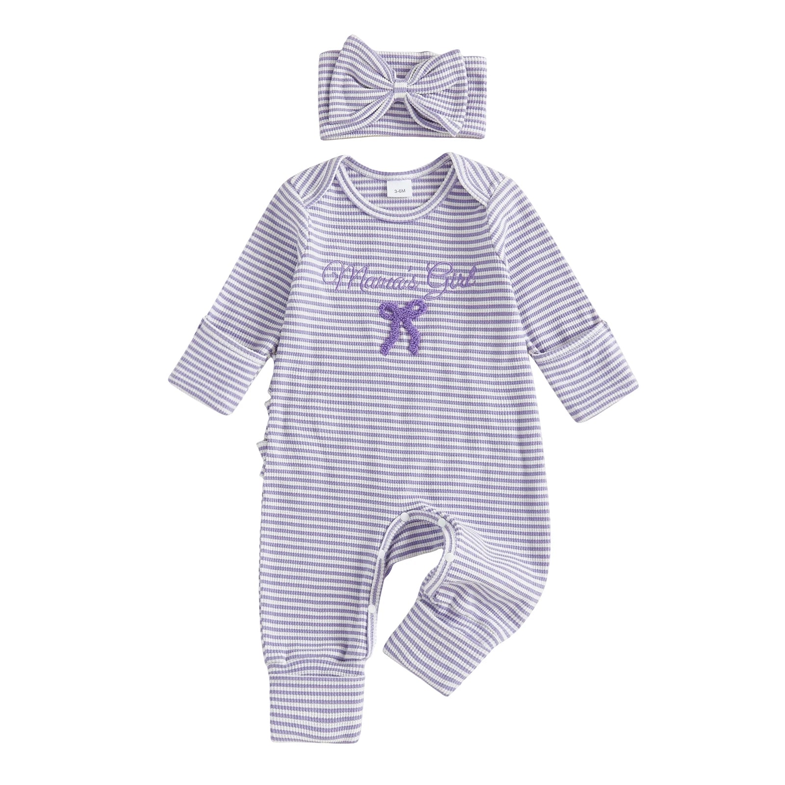 Infant Toddler Autumn Striped Playsuit