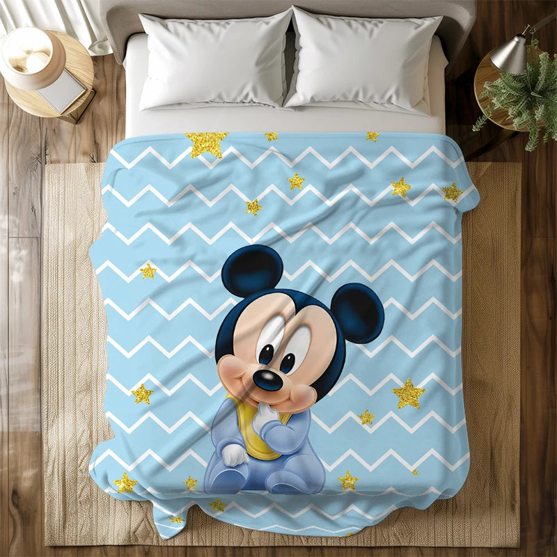 Baby Mickey Flannel Blanket