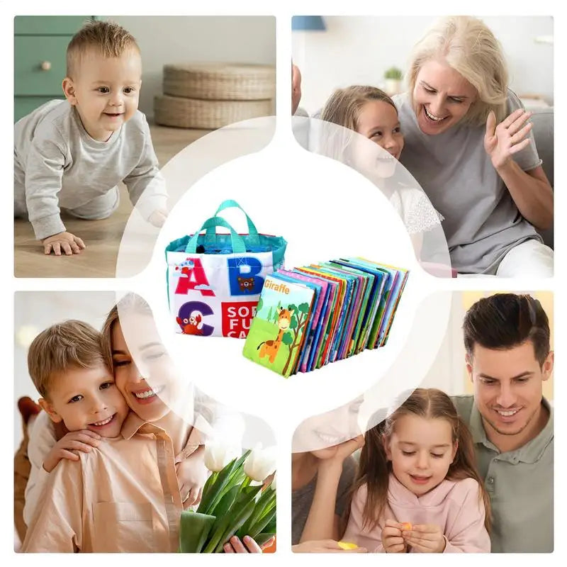 Alphabet Flash Cards Soft Early Childhood Enlightenment Book